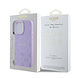 Guess Guess iPhone 15 Pro Max Back-Cover hul - HC O Magsafe PU Peony Hot Stamp - Lila Guess Guess iPhone 15 Pro Max Back-Cover hul - HC O Magsafe PU Peony Hot Stamp - Lila