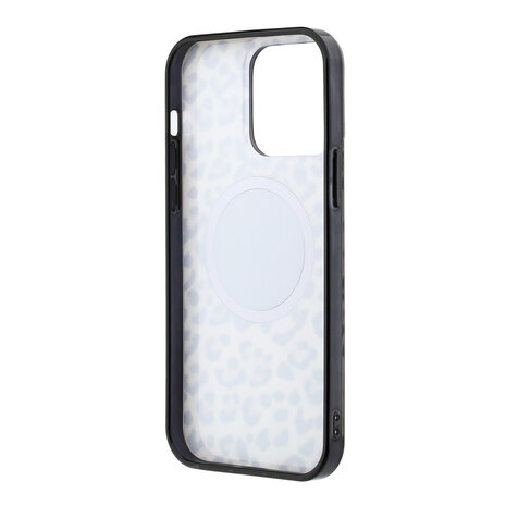 Guess Guess iPhone 15 Pro Max Back-Cover hul - HC O PC TPU Leopard Printed - Braun Guess Guess iPhone 15 Pro Max Back-Cover hul - HC O PC TPU Leopard Printed - Braun