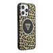 Guess Guess iPhone 15 Pro Max Back cover case - HC O PC TPU Leopard Printed - Brown Guess Guess iPhone 15 Pro Max Back cover case - HC O PC TPU Leopard Printed - Brown