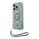 Guess Guess iPhone 16 Pro Backcover hoesje - HC O Magsafe IML 4G Triangle W/ Cord Strap - Groen Guess Guess iPhone 16 Pro Backcover hoesje - HC O Magsafe IML 4G Triangle W/ Cord Strap - Groen