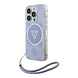 Guess Guess iPhone 15 Pro Back cover coque - HC O Magsafe IML 4G Triangle W/ Cord Strap - Violet Guess Guess iPhone 15 Pro Back cover coque - HC O Magsafe IML 4G Triangle W/ Cord Strap - Violet