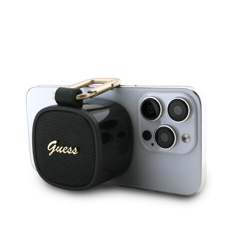 Guess Guess Koptelefoons - Bundle Speaker + Headphones Script - Zwart Guess Guess Koptelefoons - Bundle Speaker + Headphones Script - Zwart