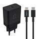 TUNIQ TUNIQ Fast Charger PD 25W - with Lightning to Type-C Cable - Black TUNIQ TUNIQ Fast Charger PD 25W - with Lightning to Type-C Cable - Black