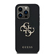 Guess Guess iPhone 15 Pro Back-Cover hul - HC O Grained PU Big 4G Logo - Schwarz
