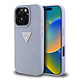 Guess Guess iPhone 16 Pro Max Back-Cover hul - HC O Grained PU HS 4G And Triangle Logo - Lila