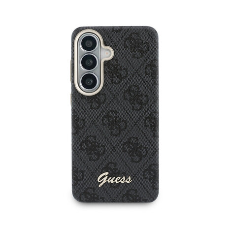 Guess Guess Galaxy S26 Back cover coque - PU 4G Script Metal Logo Magsafe pro Samsung Galaxy S26 - Noir Guess Guess Galaxy S26 Back cover coque - PU 4G Script Metal Logo Magsafe pro Samsung Galaxy S26 - Noir