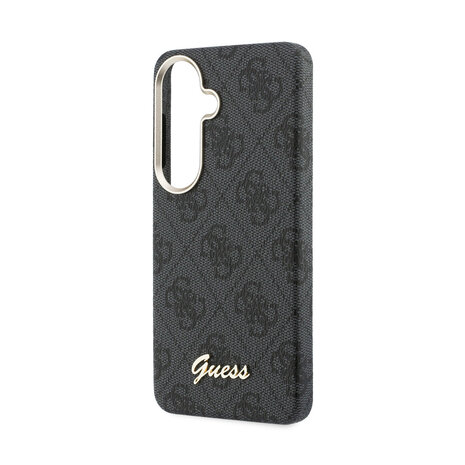 Guess Guess Galaxy S26 Back cover coque - PU 4G Script Metal Logo Magsafe pro Samsung Galaxy S26 - Noir Guess Guess Galaxy S26 Back cover coque - PU 4G Script Metal Logo Magsafe pro Samsung Galaxy S26 - Noir