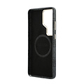 Guess Guess Galaxy S26 Ultra Back cover coque - PU 4G Script Metal Logo Magsafe pro Samsung Galaxy S26 Ultra - Noir