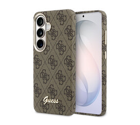 Guess Guess Galaxy S26 Back-Cover hul - PU 4G Script Metal Logo Magsafe pro Samsung Galaxy S26 - Braun