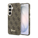 Guess Guess Galaxy S26 Back-Cover hul - PU 4G Script Metal Logo Magsafe pro Samsung Galaxy S26 - Braun Guess Guess Galaxy S26 Back-Cover hul - PU 4G Script Metal Logo Magsafe pro Samsung Galaxy S26 - Braun