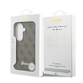 Guess Guess Galaxy S26 Back cover coque - PU 4G Script Metal Logo Magsafe pro Samsung Galaxy S26 - Marron