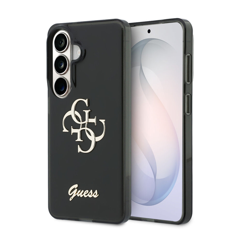 Guess Guess Galaxy S26 Back cover case - IML 4G Script Metal Logo pro Samsung Galaxy 26 - Black Guess Guess Galaxy S26 Back cover case - IML 4G Script Metal Logo pro Samsung Galaxy 26 - Black