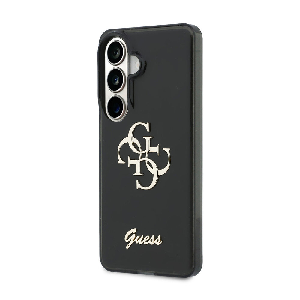 Guess Guess Galaxy S26 Backcover hoesje - IML 4G Script Metal Logo pro Samsung Galaxy 26 - Zwart Guess Guess Galaxy S26 Backcover hoesje - IML 4G Script Metal Logo pro Samsung Galaxy 26 - Zwart