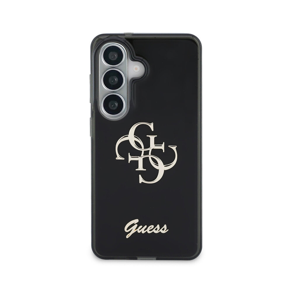 Guess Guess Galaxy S26 Back cover coque - IML 4G Script Metal Logo pro Samsung Galaxy 26 - Noir