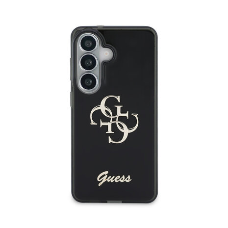 Guess Guess Galaxy S26 Back cover coque - IML 4G Script Metal Logo pro Samsung Galaxy 26 - Noir