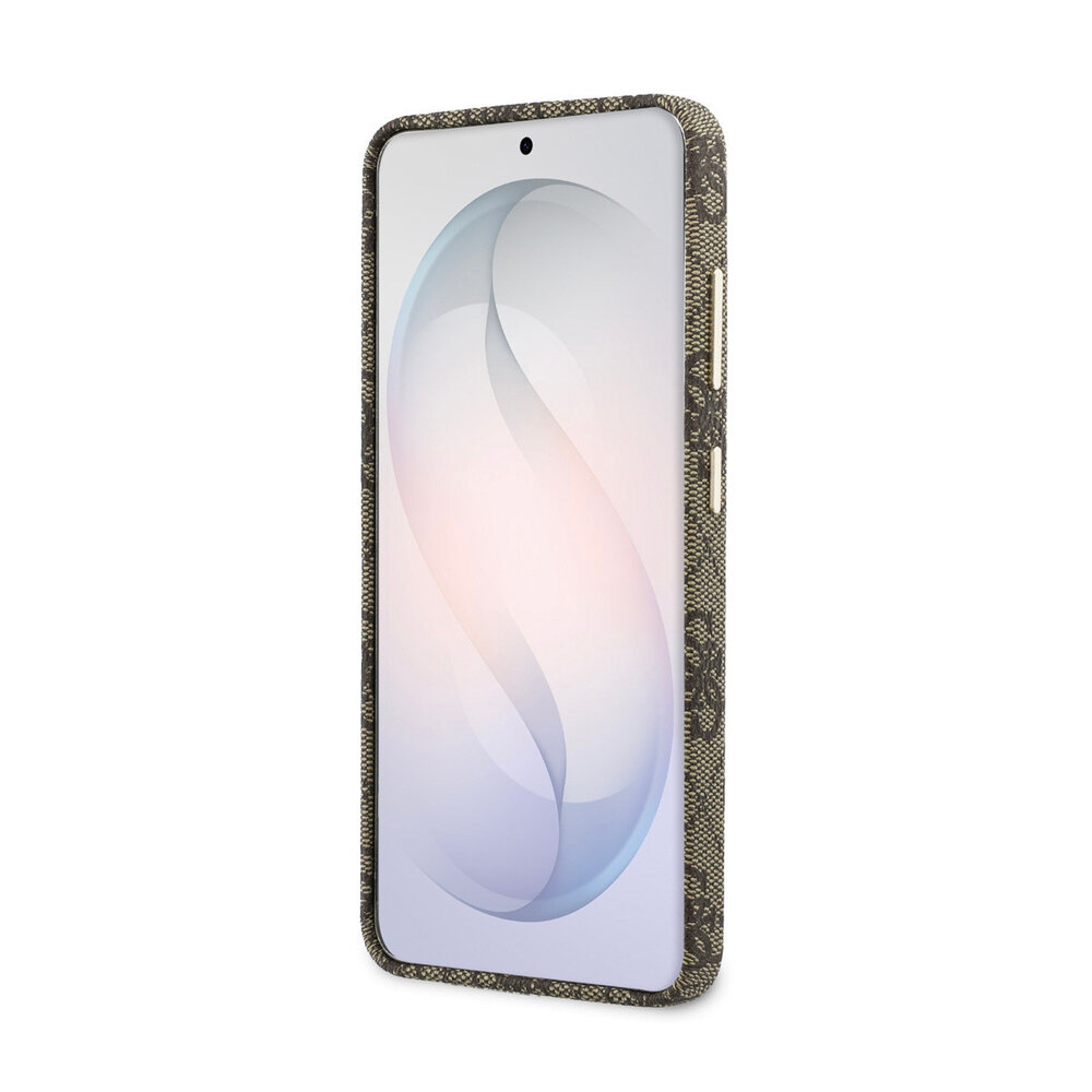 Guess Guess Galaxy S26 Back-Cover hul - PU 4G Script Metal Logo Magsafe pro Samsung Galaxy S26 - Braun Guess Guess Galaxy S26 Back-Cover hul - PU 4G Script Metal Logo Magsafe pro Samsung Galaxy S26 - Braun