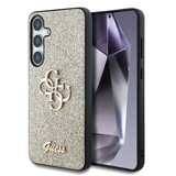 Guess Guess Galaxy S25 Plus Back-Cover hul - PU Fixed Glitter 4G Metal Logo Backcover pro - Gold Guess Guess Galaxy S25 Plus Back-Cover hul - PU Fixed Glitter 4G Metal Logo Backcover pro - Gold
