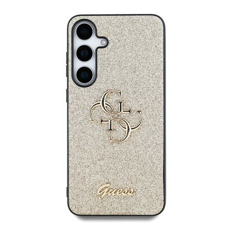 Guess Guess Galaxy S25 Plus Back cover case - PU Fixed Glitter 4G Metal Logo Backcover pro - Gold