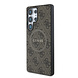 Guess Guess Samsung Galaxy S25 Ultra Back-Cover hul - PU Leather 4G Colored Ring MagSafe Backcover - Braun Guess Guess Samsung Galaxy S25 Ultra Back-Cover hul - PU Leather 4G Colored Ring MagSafe Backcover - Braun