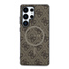 Guess Guess Samsung Galaxy S25 Ultra Back-Cover hul - PU Leather 4G Colored Ring MagSafe Backcover - Braun Guess Guess Samsung Galaxy S25 Ultra Back-Cover hul - PU Leather 4G Colored Ring MagSafe Backcover - Braun