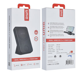 UNIQ Accessory UNIQ Powerbank - USB-C Magsafe 6500mAH Wireless Powerbank - Zwart