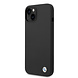 BMW BMW iPhone 14 Backcover hoesje - Liquid Silicone Case Metal Logo - Zwart