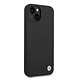BMW BMW iPhone 14 Back-Cover hul - Liquid Silicone Case Metal Logo - Schwarz
