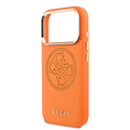 Guess Guess iPhone 17 Pro/iPhone 18 Pro Handyhülle MagSafe PU perforiertes 4G-Logo - Orange