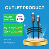 TUNIQ TUNIQ 27W USB-C zu Lightning Kabel 100cm - Schnellladekabel - With Display - Schwarz TUNIQ TUNIQ 27W USB-C zu Lightning Kabel 100cm - Schnellladekabel - With Display - Schwarz