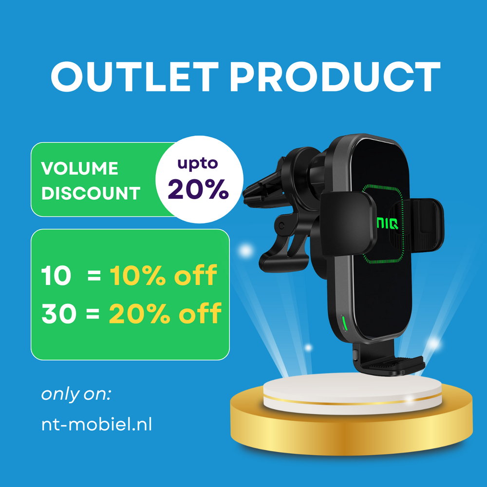 UNIQ Accessory UNIQ Accessory 2 in 1 Car Phone Holder and Wireless Charger - Air Vent & Dashboard - Black UNIQ Accessory UNIQ Accessory 2 in 1 Car Phone Holder and Wireless Charger - Air Vent & Dashboard - Black