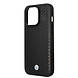 BMW BMW iPhone 14 Pro Max Back cover coque - Leather Case with BMW Signature - Noir BMW BMW iPhone 14 Pro Max Back cover coque - Leather Case with BMW Signature - Noir