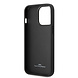 BMW BMW iPhone 14 Pro Max Back-Cover hul - Leather Case with BMW Signature - Schwarz