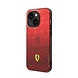 Ferrari Ferrari iPhone 14 Back cover case - Gradient TPU Scuderia Case Red With Dyed Bumper - Red