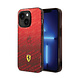 Ferrari Ferrari iPhone 14 Back cover case - Gradient TPU Scuderia Case Red With Dyed Bumper - Red