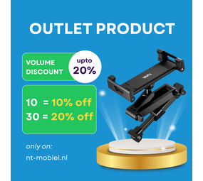 TUNIQ TUNIQ Verstelbare Auto Hoofdsteun Houder voor Telefoon & Tablet TUNIQ TUNIQ Verstelbare Auto Hoofdsteun Houder voor Telefoon & Tablet