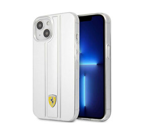 Ferrari Ferrari iPhone 13 Back cover coque - 3D Stripes Back Case - Transparent Ferrari Ferrari iPhone 13 Back cover coque - 3D Stripes Back Case - Transparent