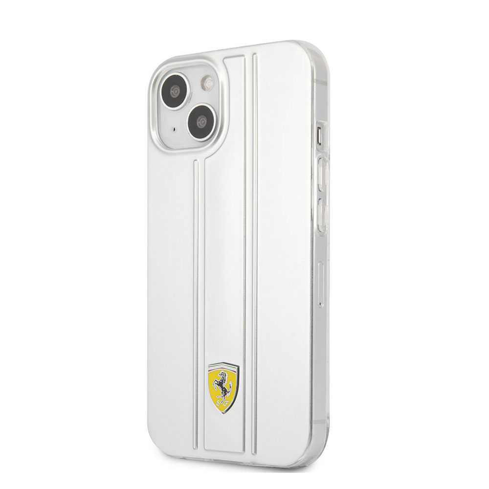 Ferrari Ferrari iPhone 13 Back cover coque - 3D Stripes Back Case - Transparent