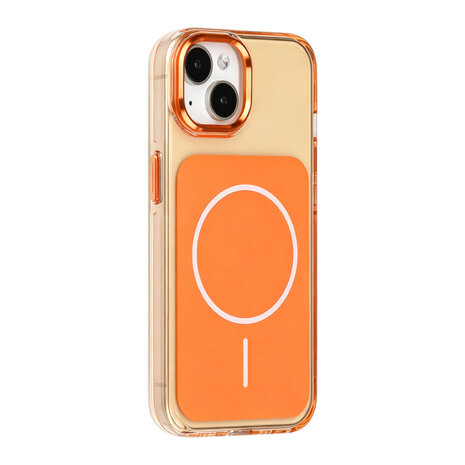 TUNIQ TUNIQ iPhone 14 & 13 Back cover case - TPU+PC - Orange TUNIQ TUNIQ iPhone 14 & 13 Back cover case - TPU+PC - Orange