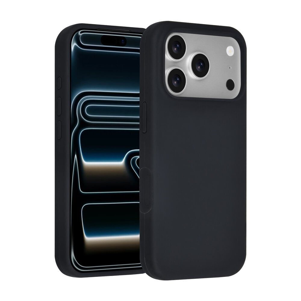 TUNIQ TUNIQ iPhone 18 Pro Backcover hoesje - Silicon case - Zwart