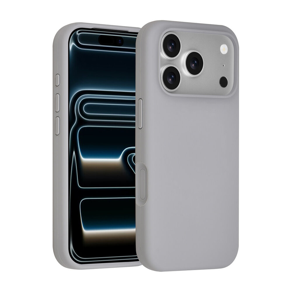 TUNIQ TUNIQ iPhone 18 Pro Back cover case - Silicon case - Grey
