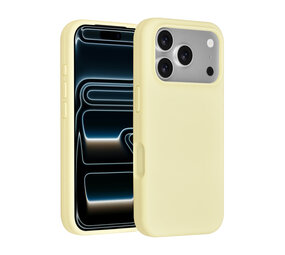 TUNIQ TUNIQ iPhone 18 Pro Back cover case - Silicon case - Yellow
