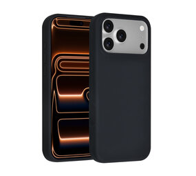 TUNIQ TUNIQ iPhone 18 Pro Max Back cover coque - Silicon case - Noir TUNIQ TUNIQ iPhone 18 Pro Max Back cover coque - Silicon case - Noir