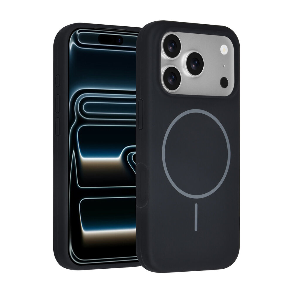 TUNIQ TUNIQ iPhone 18 Pro Backcover hoesje - Silicone With MagSafe - Zwart