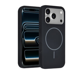 TUNIQ TUNIQ iPhone 18 Pro Backcover hoesje - Silicone With MagSafe - Zwart
