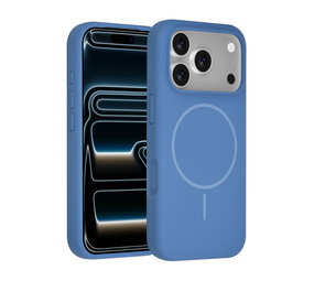 TUNIQ TUNIQ iPhone 18 Pro Backcover hoesje - Silicone With MagSafe - Blauw