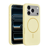 TUNIQ TUNIQ iPhone 18 Pro Back cover case - Silicone With MagSafe - Yellow