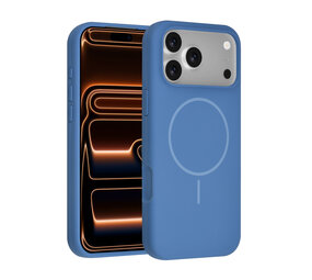 TUNIQ TUNIQ iPhone 18 Pro Max Back cover case - Silicone With MagSafe - Blue TUNIQ TUNIQ iPhone 18 Pro Max Back cover case - Silicone With MagSafe - Blue