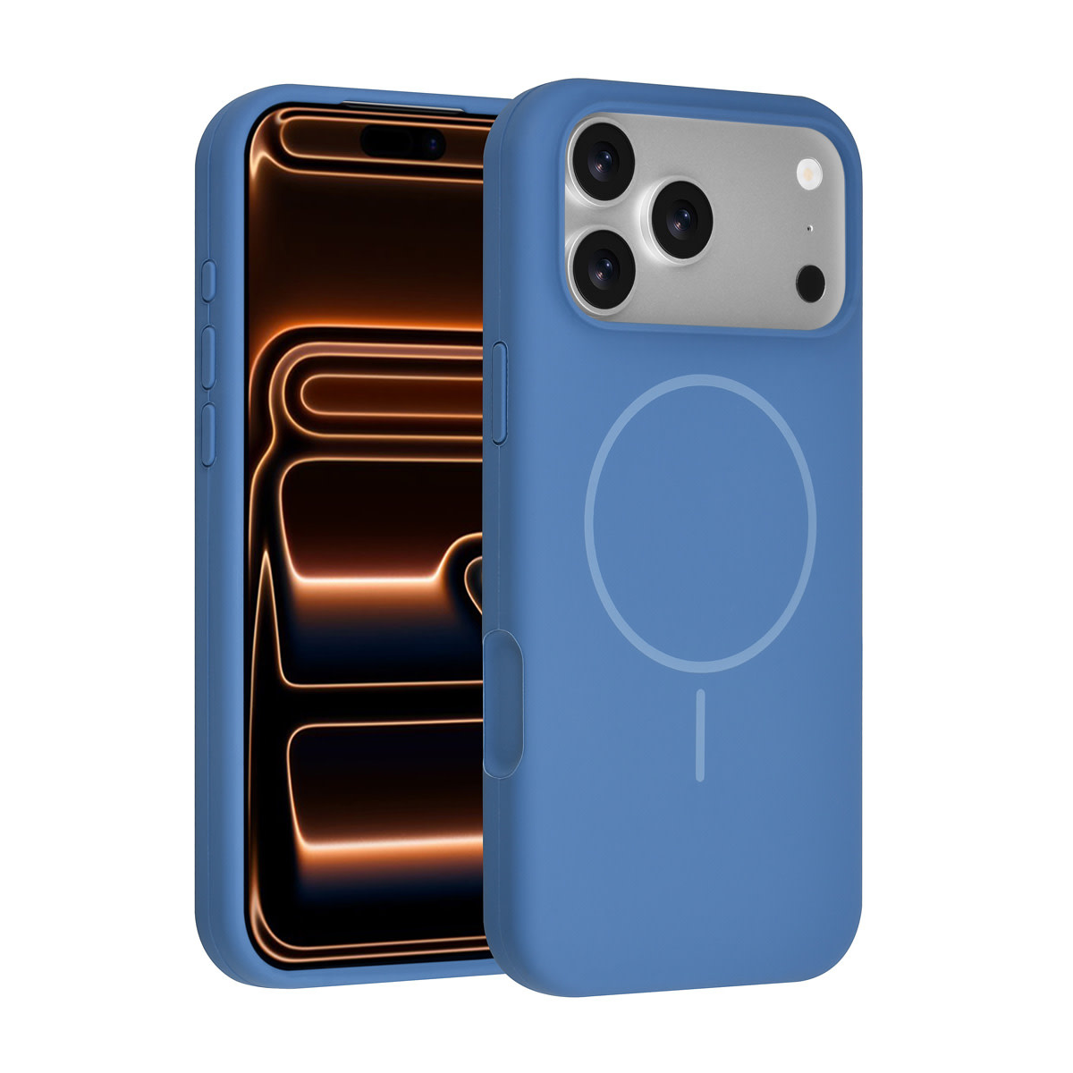 TUNIQ TUNIQ iPhone 18 Pro Max Backcover hoesje - Silicone With MagSafe - Blauw