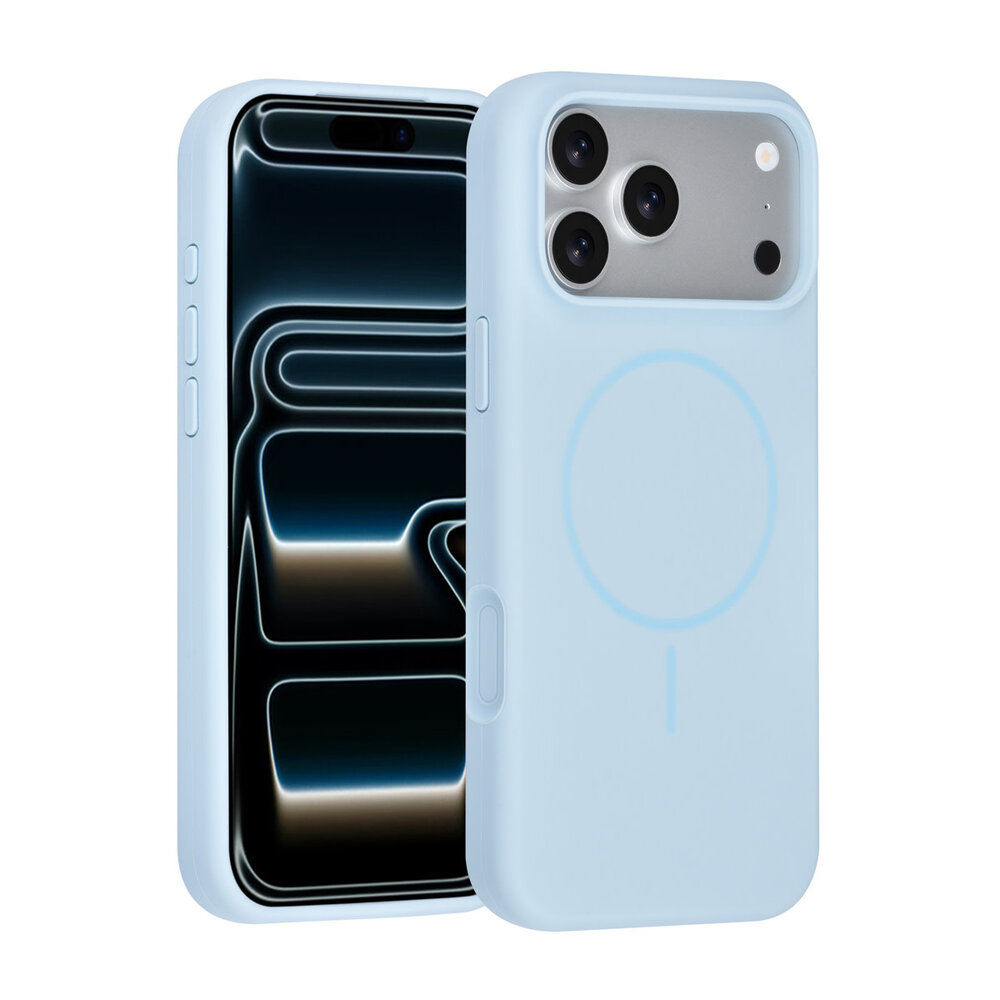 TUNIQ TUNIQ iPhone 18 Pro Max Back cover case - Silicone With MagSafe - Baby Blue TUNIQ TUNIQ iPhone 18 Pro Max Back cover case - Silicone With MagSafe - Baby Blue