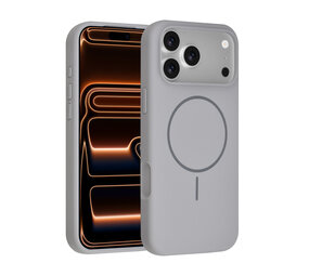 TUNIQ TUNIQ iPhone 18 Pro Max Back cover case - Silicone With MagSafe - Grey TUNIQ TUNIQ iPhone 18 Pro Max Back cover case - Silicone With MagSafe - Grey